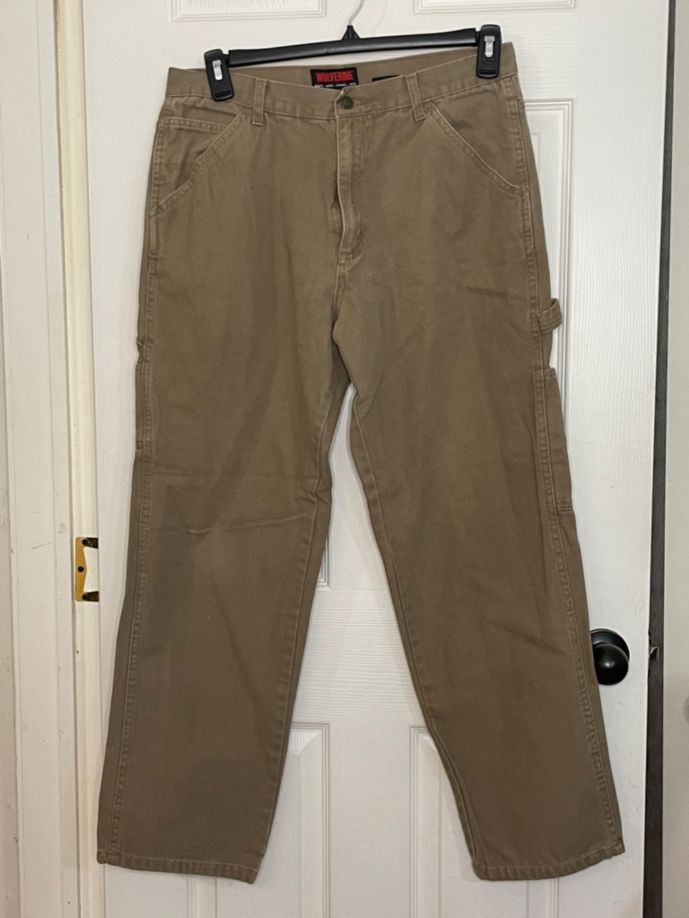 Wolverine Tan Work Chinos with Utility Pockets. Size 34x32
